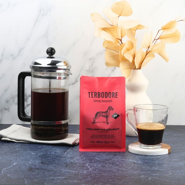 Terbodore Italian Hazelnut Filter Coffee - 250g - Image 5