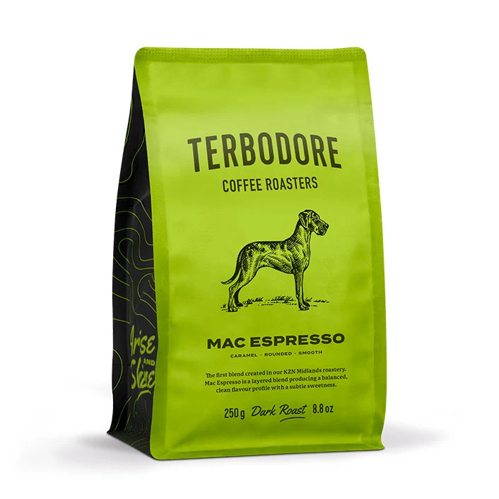 Terbodore Mac Espresso Coffee Beans - 250g