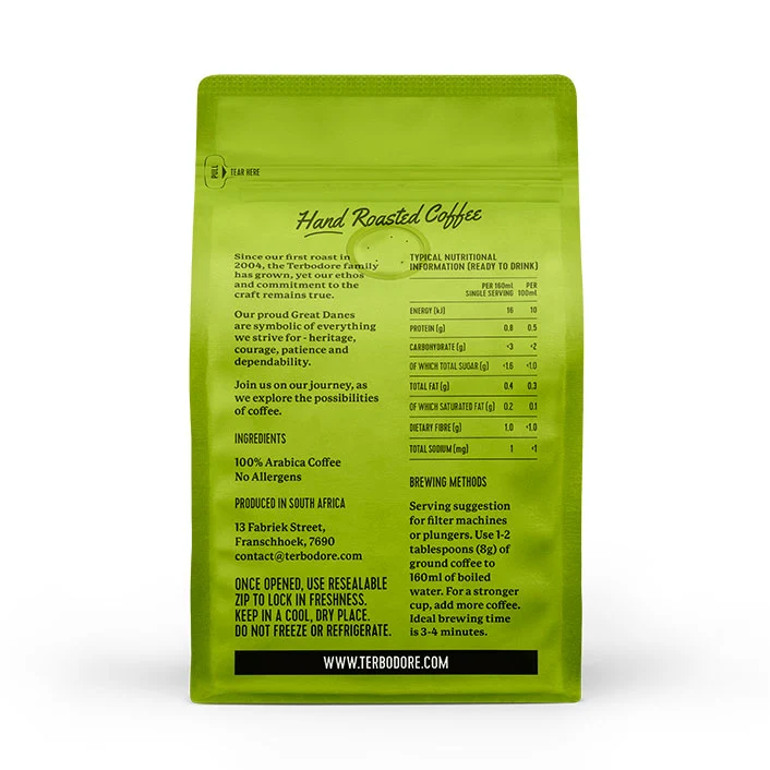 Terbodore Mac Espresso Filter Coffee - 250g - Image 3