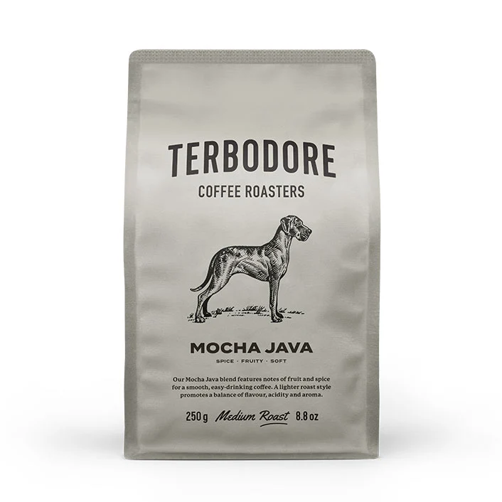 Terbodore Mocha Java Coffee Beans - 250g - Image 2