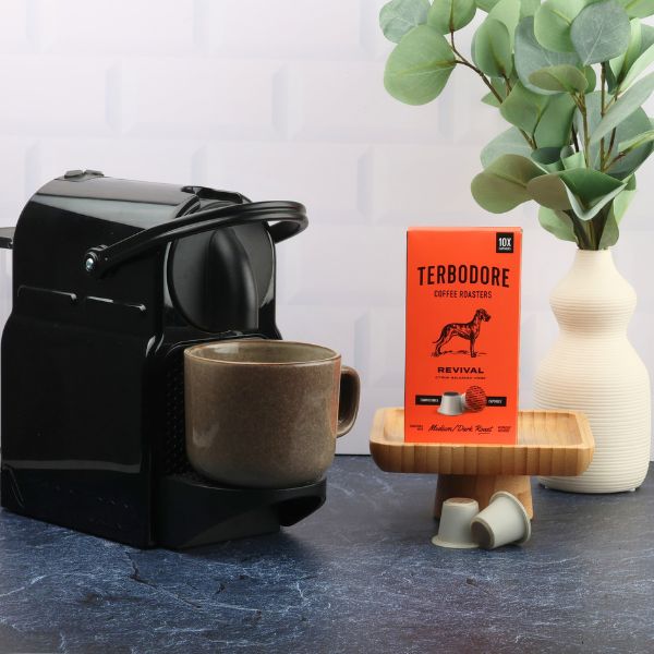 Terbodore Revival – 10 Compostable Nespresso compatible coffee capsules - Image 5