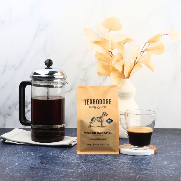Terbodore Salted Caramel Filter Coffee - 250g - Image 6