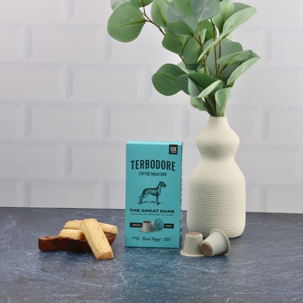 Terbodore The Great Dane – 10 Compostable Nespresso compatible coffee capsules - Image 4