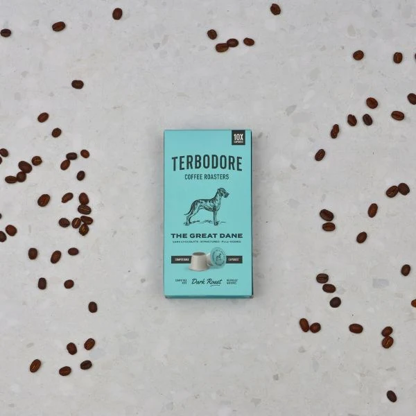 Terbodore The Great Dane – 10 Compostable Nespresso compatible coffee capsules - Image 7