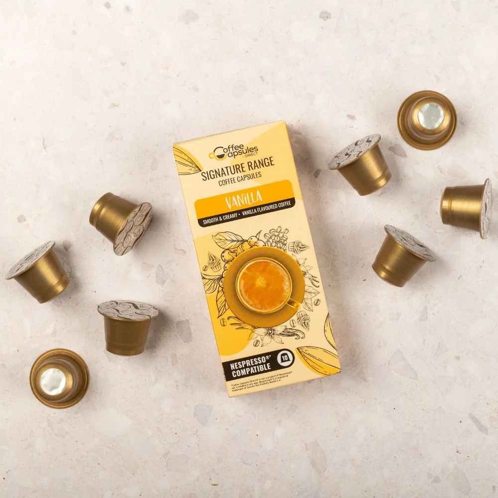 Vanilla Coffee & Syrup Bundle - 40 Nespresso compatible coffee capsules - Image 5