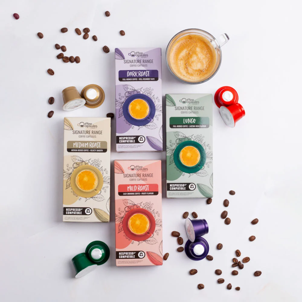 Variety Pack (no Decaffe) - 50 Nespresso compatible coffee capsules - Image 4